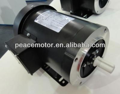 China Totally Enclosed NEMA Wheeled Steel Frame TEFC TENV 5 Hp Electric Motor for sale