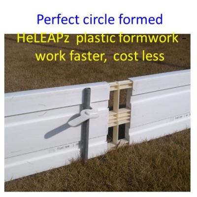 China Super Flex Reusable Lawn Edging Quick Work Lightweight Concrete Formwork For Concrete Slab for sale