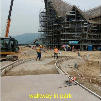 China Super cable walkpath curb curb curb economy reusable cable gardening steep plastic formwork for concrete paving for sale