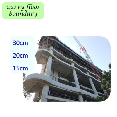 China Lower Bound Flexible Sinuous Concrete Cable Formwork Sidewalk Footpath Footpath Garden Landscape Plastic Lawn Edging Stairs Maze Wall for sale