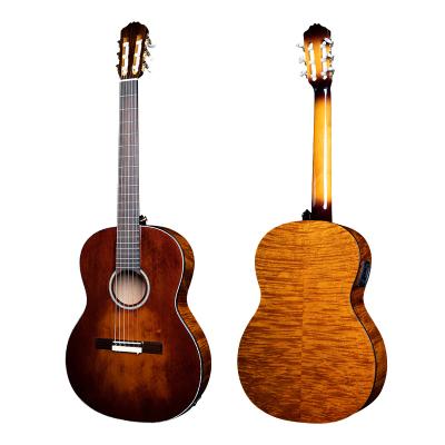 China Solid Handmade Advanced Nylon String Classical Guitar China Cedar Solid Guitar for sale