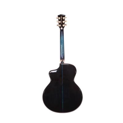 China Solid pare/factory direct wholesale design solid mahogany new 41 inch tall veneer acoustic guitar for sale