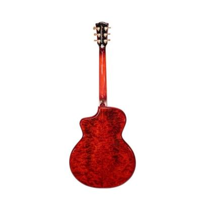 China Solid Deck/Mahogany High Quality Custom Made Professional Musical Instrument The Classic Inventor 41 Inch Travel 6-Strings All Solid Acoustic Guitars for sale