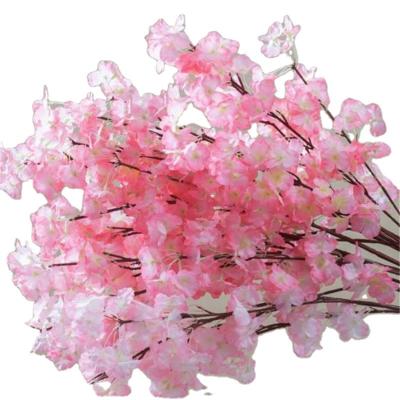 China Birthdays New Product Listing Material Wedding And Home Decoration Cherry Blossom Artificial Flowers 2021 Silk Flower for sale