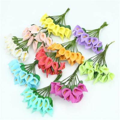 China High Cost Performance Candy Box Silk Flower Calla Flower Accessory For Thanksgiving for sale