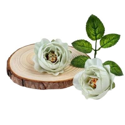 China European Retro Professional Flower Rose Silk Fashion Stem Table Wedding Artificial Silk Decoration for sale