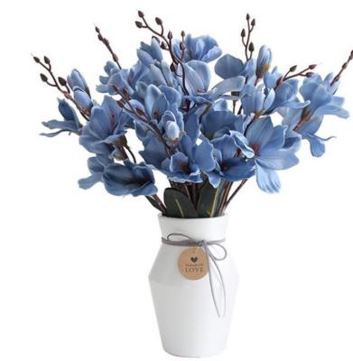 China Popular Scottish style gladiolus simulation bouquet magnolia flower for home decoration for sale