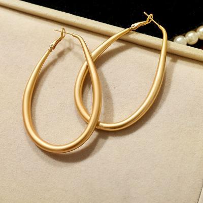 China FASHION Korean Round Circle Earrings Deep 14 K Gold Filled Circle Earrings Jewelry Accessories for sale