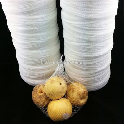 China Safety Stored Pe Plastic Fruit Net Bag Mesh Net For Fruit For Packing for sale