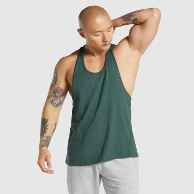 China QUICK DRY Custom Plain Sports Vest Gym Tank Tops Fitness White Sleeveless Bodybuilding Singlets For Men for sale