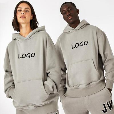 China Customized Breathable Wholesale Logo Printing Oversize Plain Sweatshirt 100% Unisex Cotton White Hoodie for sale