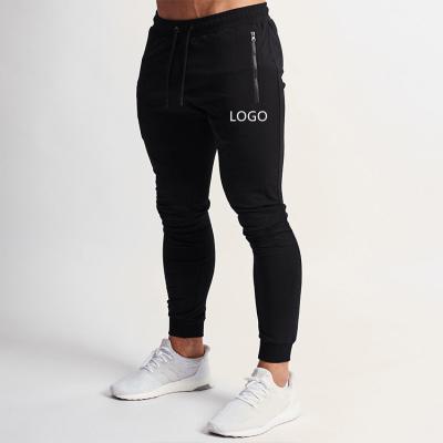 China With Zipper Pockets Slim Fit Soft Cotton Zipper Pockets Workout Joggers Gym Sweatpants Men for sale