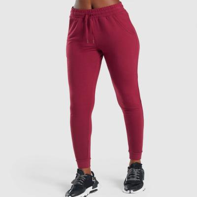 China Wholesale Anti-Wrinkle Women Suits Custom Logo Plain Women Sweatpants Ladies Track Pants Women Sport Joggers for sale