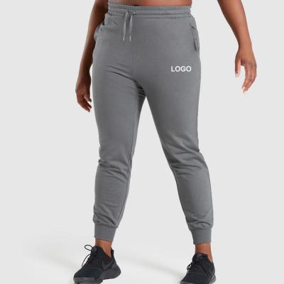 China Custom Logo Ladies Training Joggers Oversize Anti-wrinkle Running Jogger Pants Women Sports Empty Joggers for sale