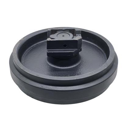 China Construction Material Stores for HD55 Construction Machinery Spare Parts Excavator Guide Oriented Roller Idler Front Idler for sale