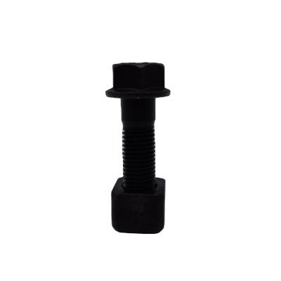 China Building Material Shops 12*40 Locking Crew Cutting Excavator Track Shoe Bolt And Nut for sale