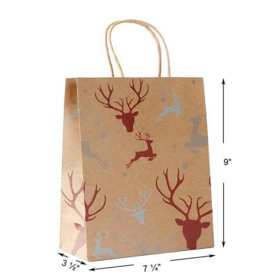 China Custom Food Grade Euro Foldable Materials Carrier Cloth Mailer Wrapping Paper Recycled Gold Printing Tote Bag Printed for sale