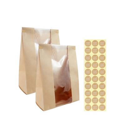 China Brown Recycled Materials Bags Tea Wrapping Customizable Lunch Shopping Printing Luxury Black Gift Zipper Lock Maker Bread Paper Bag Making for sale