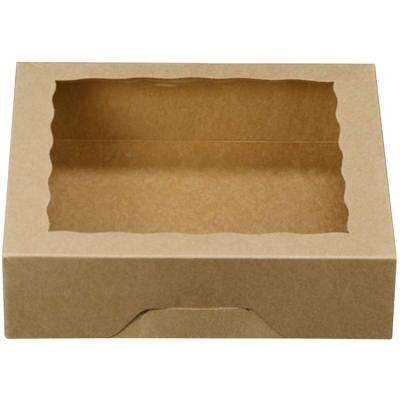 China 20Pcs/Lot Recycled Materials White Kraft Paper Carrying Case Boxes For Merry Christmas Apple Egg Socket Packing Gifts Storage Container Tart Boxes for sale