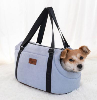 China Factory Direct Sales Oxford Pet Carrier Single Adjustable Single Sling Outdoor Single Shoulder Puppy Cat Bag for sale