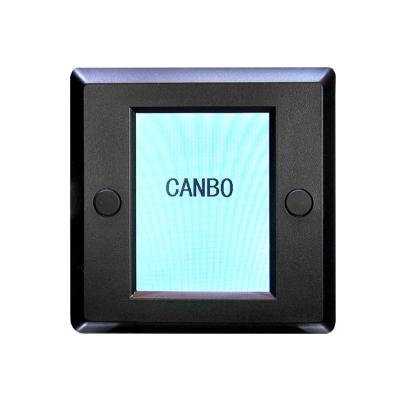 China Modern Universal 86x86mm Touch Screen Electronic Automatic Door Switches Multifunctional Selector for sale