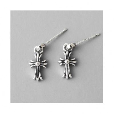 China XEHED431 JEWELRY factory sale 925 SILVER 100% nickel free Old Cruciform Earrings 2021 for sale