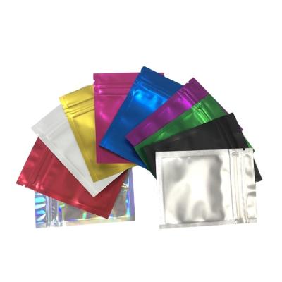 China Security Stamp Printing Smell Proof Direct Resealable Hot Bags With Clear Window Aluminum Foil for sale