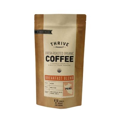 China Factory Direct Laminated Plastic Coffee Bag Digital Printed Moisture Proof Packaging Paper Bag With Own Logo for sale