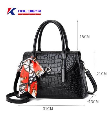 China 2022 Waterproof Hot Selling PU Women Handbags Ladies Leather Handbags for sale