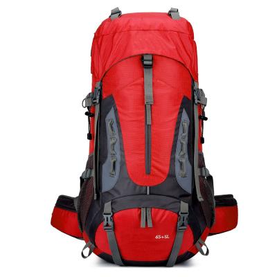 China Large Capacity Waterproof Wholesale Backpack Fashion OEM Outdoor Hiking Sports Travel Mountain Rucksack for sale