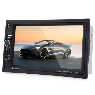 China 7020G Automotive Car MP5 Player With Touch Screen Car Audio Stereo Rearview Camera FM GPS 7