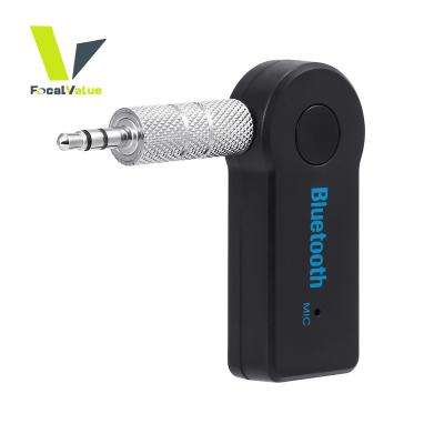 China AUX audio adapter. Handfree Car Music Receiver Universal 3.5mm A2DP Wireless Streaming Auto Radio With Mic For Phone MP3 C-5079 for sale