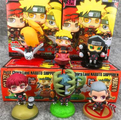 China PVC Wholesale Anime Blind Box Narutoo Kakashi Sasuke Figurine Blind Box Ornaments for sale