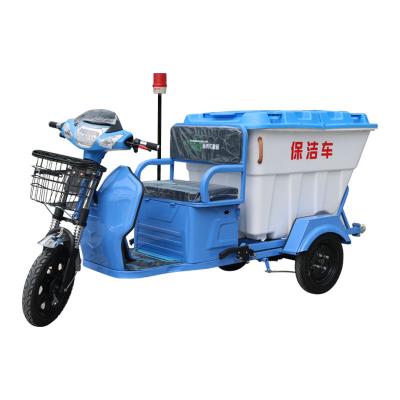 China Construction worksÂ   Electric Hygiene Vehicles Cleaning Tricycle Waste Removal Trucks for sale