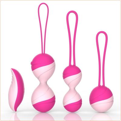 China Vaginal Exercise Afra 2 in 1 Kegel Balls Vibrating Ball Ben Wa Balls Vaginal Exercise Sex for sale