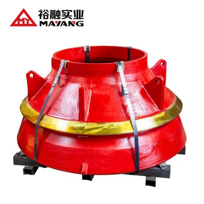 China Concave Ore Cone Mining Machinery Crusher Mantle And Bowl Liners for sale