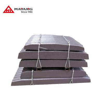 China Best quarry quality jaw plate mn13cr2 suppliers for sale