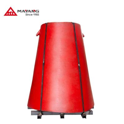 China 231 öre Mining Cone Crusher Wear Parts High Manganese Steel Coat for sale