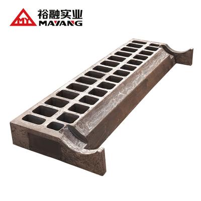 China Factory Manganese Steel Casting Top Grid Metal Recycling Shredder Parts for sale