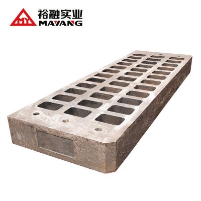 China Factory High Manganese Steel Castings Crusher Parts High Grate Metal Recycling Shredder Wear Parts for sale