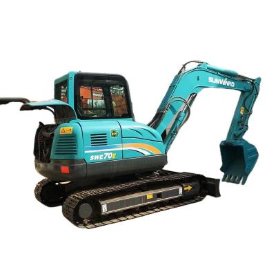 Китай Used Shanhe Excavator SWE70E High Quality Smart Excavator Made in China Excavator 0.26m′; ³ продается