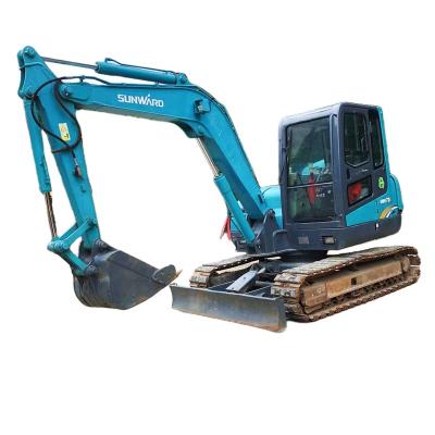 China High Quality Intelligent Shanhe Excavator SWE70E Used Excavator Made in China 0.26m² ³ en venta