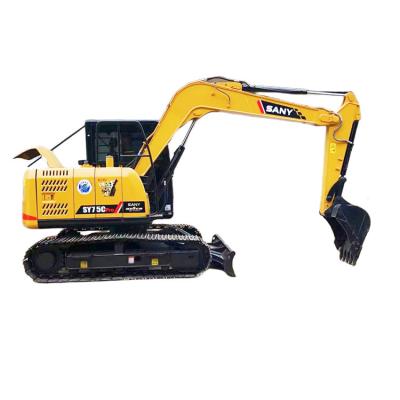 中国 sany75 earth moving machinery used excavator SY75C-10 SY75C-8 SY75C-9 used 7 ton excavator for sale 0.28m² ³ 販売のため