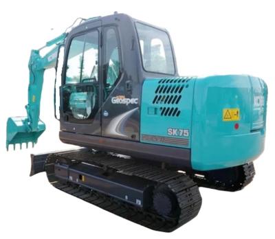 Китай Excavator SK75 used by kobelco used japan kobelco excavator low price mini for sale 0.4mÂ ³ продается