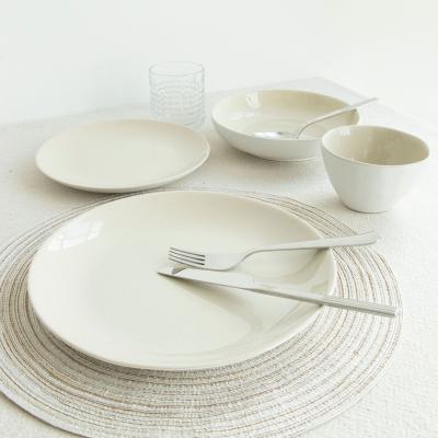 China Hot Sustainable Joyye Spun Ceramic Dishes Made In China Wholesale Ceramic Dish Set for sale