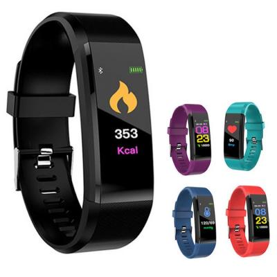 China Simple Classic Smart Wristband ID115 Plus Fitness Tracker Smart Wristband 0.96 Inch Colorful OLED Sport Band for sale