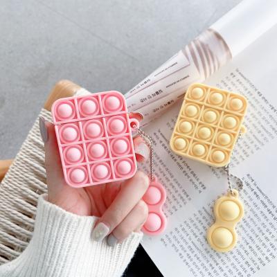 China Pro 3 Air2pod TWS Wireless Air Decompression Earphone Case air2/i200 Earphone Macaron Silicone Case for sale