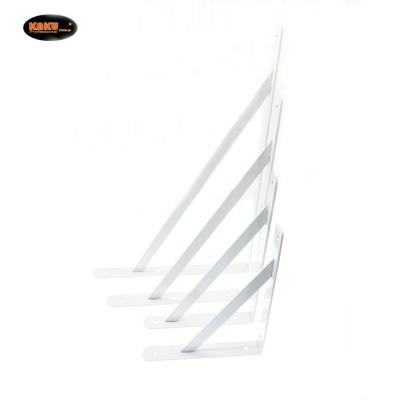 China KAKU Wholesale Heavy Duty Flat Sheet Metal Support Fixed Support Floating Shelf Bracket For Wall Mounted for sale