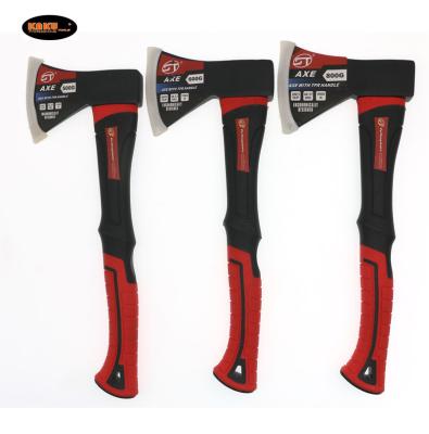 China KAKU Wholesale Camping Outdoor Camping Outdoor 500g 600g 800g Hatchet and Fiberglass Plastic Wood Splitting Ax for sale