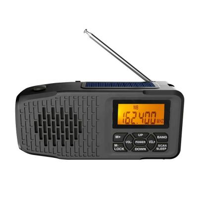 China NOAA Signal SCAN& Chargeable ALERT function dynamo solar powered weathher band radio with solar for sale